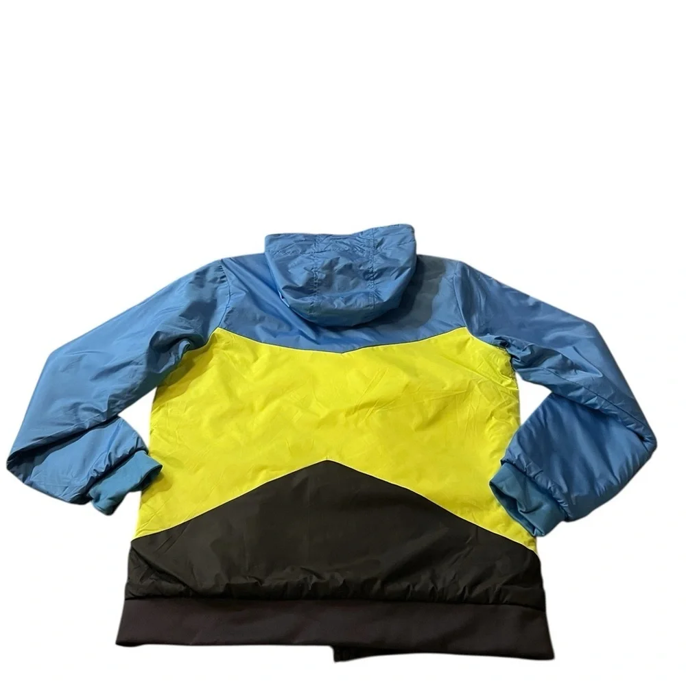 Champion Quilted Green & Blue Reversible Boys Jacket Size XL(16)